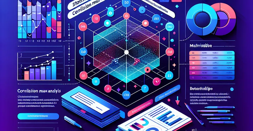 统计指标分析与相关性矩阵如何分析？通过矩阵分析多变量关系。