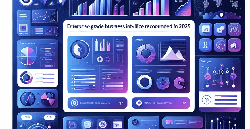 商业BI工具有哪些？2025年最新推荐和对比
