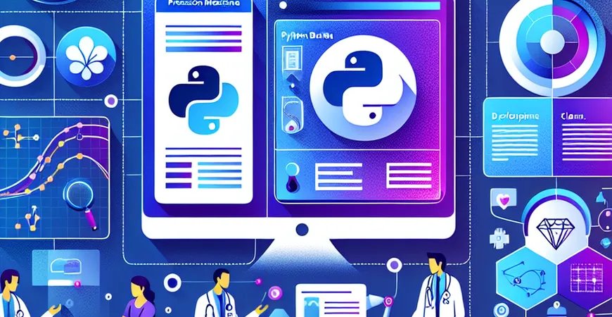 Python数据分析在医疗行业的应用？助力精准医疗发展。