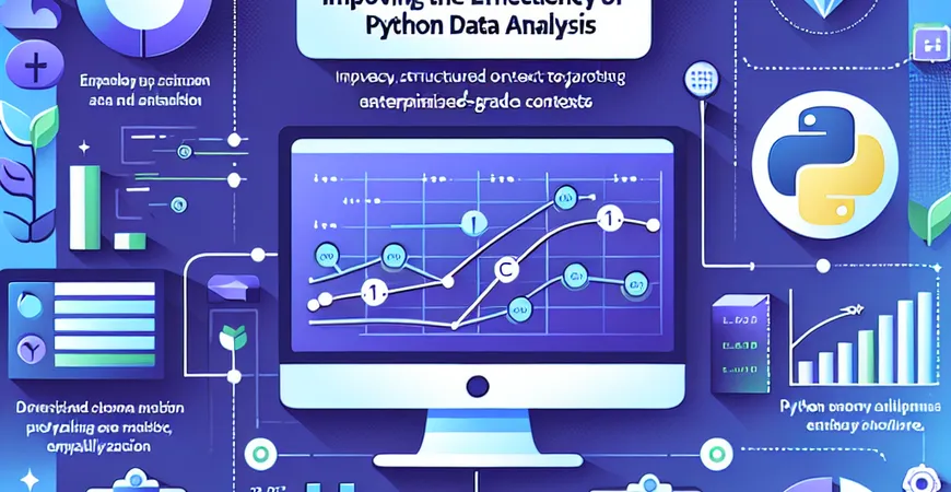 Python数据分析的效率如何提高？关键操作步骤