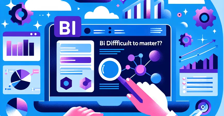 BI数据模型难上手吗？掌握可视化工具BI的入门技巧