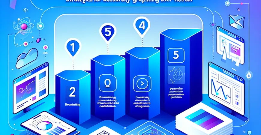需求分析的五步法？精准把握用户需求的策略。