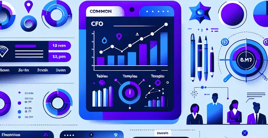 CFO常用指标有哪些？数据分析模板与工具推荐