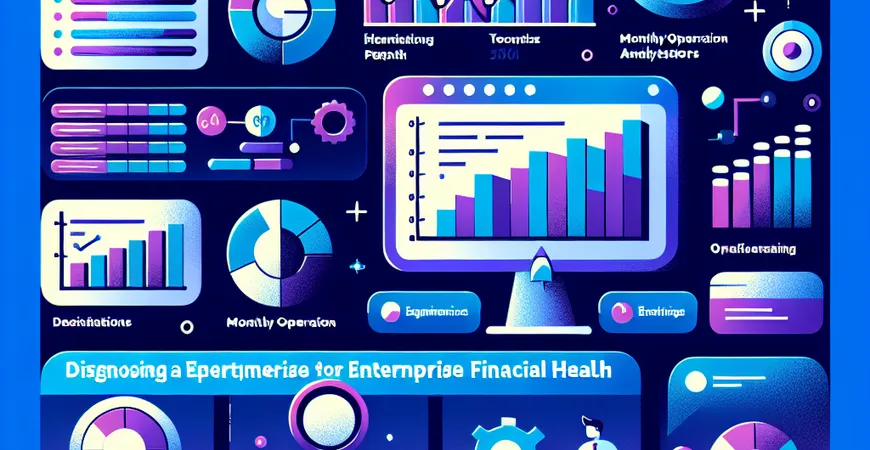 月度经营分析报表怎么做？企业财务健康诊断工具
