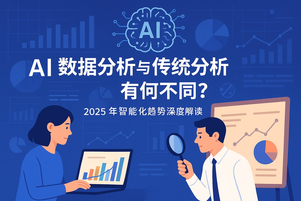 AI数据分析与传统分析有何不同？2025年智能化趋势深度解读