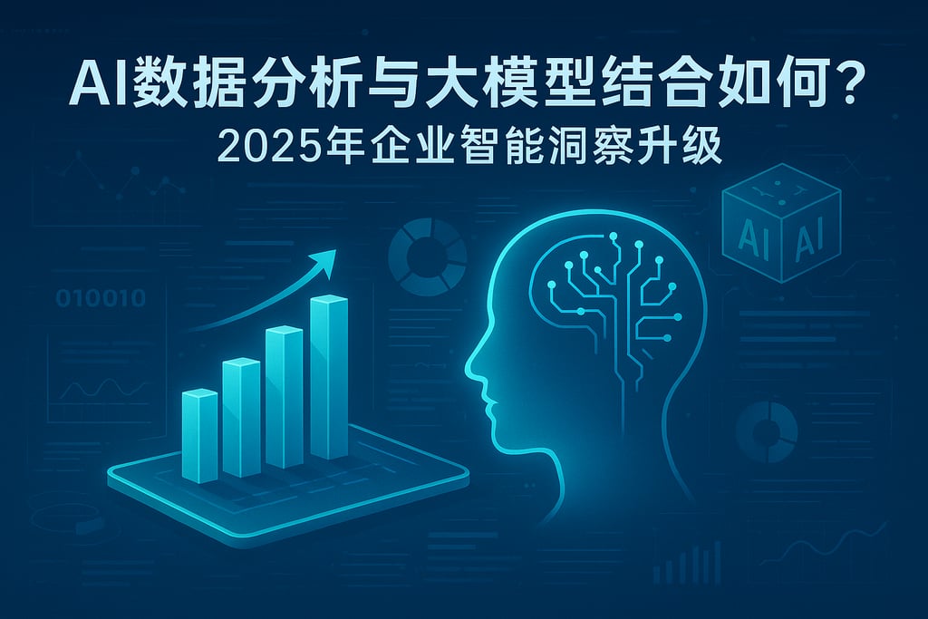 AI数据分析与大模型结合如何？2025年企业智能洞察升级