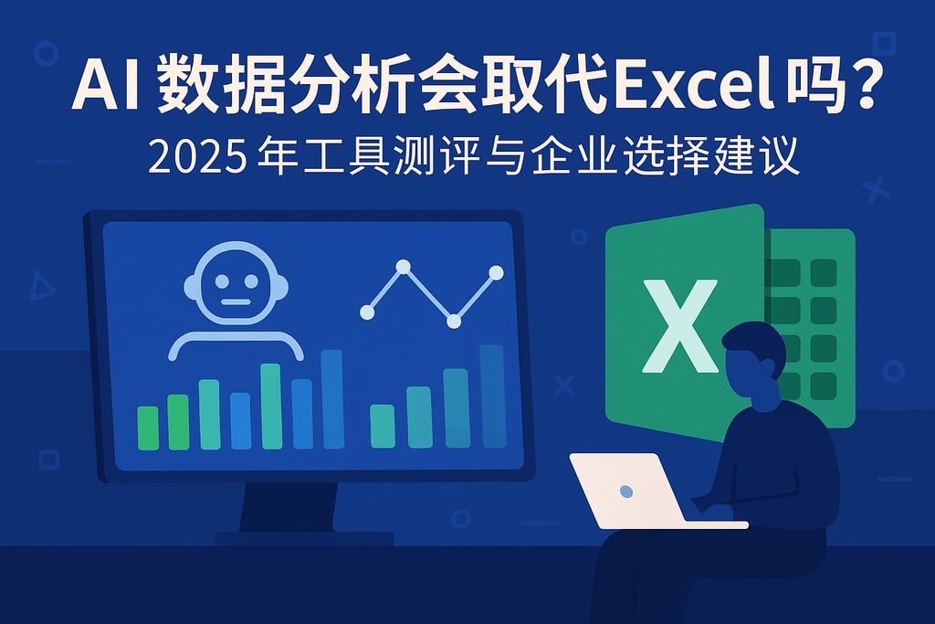 AI数据分析会取代Excel吗？2025年工具测评与企业选择建议