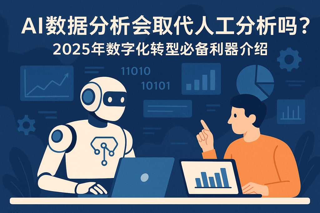 AI数据分析会取代人工分析吗？2025年数字化转型必备利器介绍