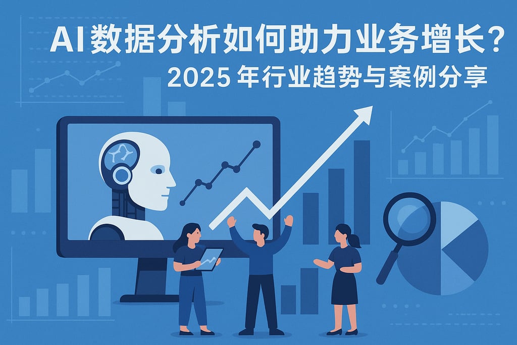 AI数据分析如何助力业务增长？2025年行业趋势与案例分享