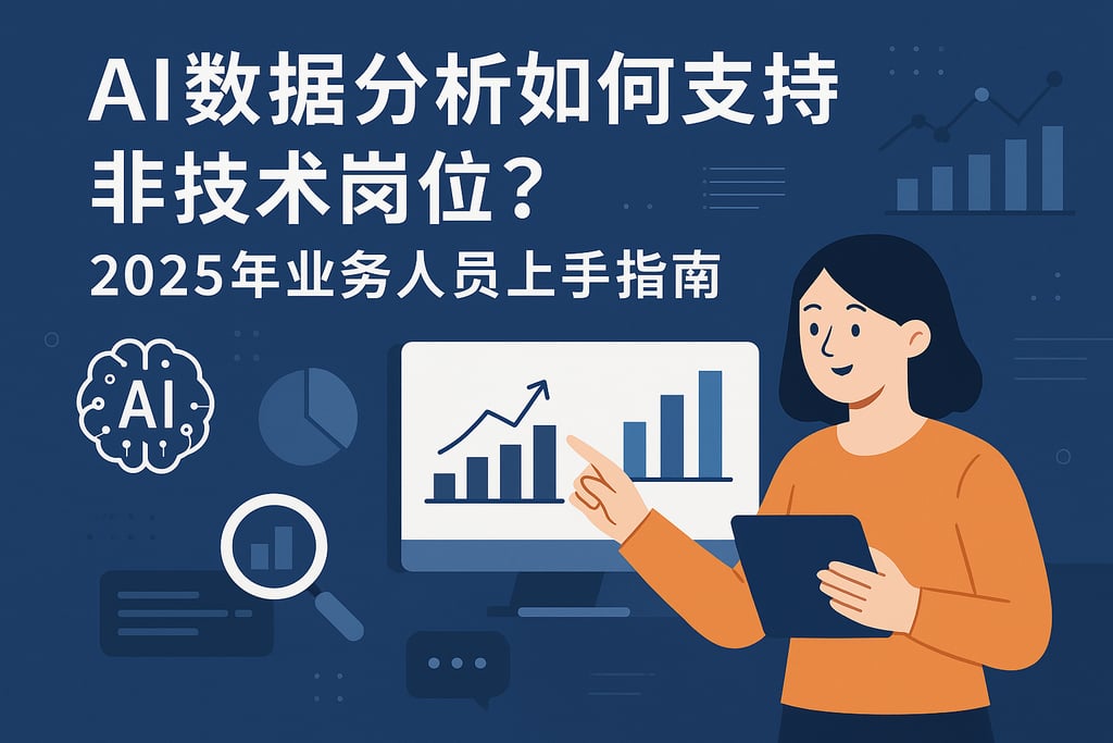 AI数据分析如何支持非技术岗位？2025年业务人员上手指南