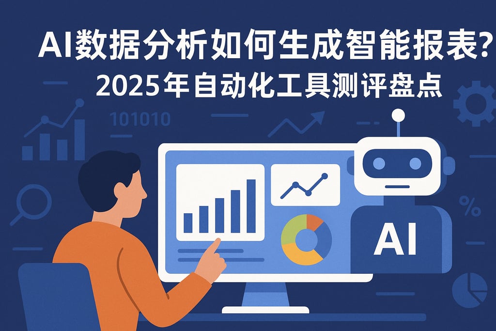 AI数据分析如何生成智能报表？2025年自动化工具测评盘点