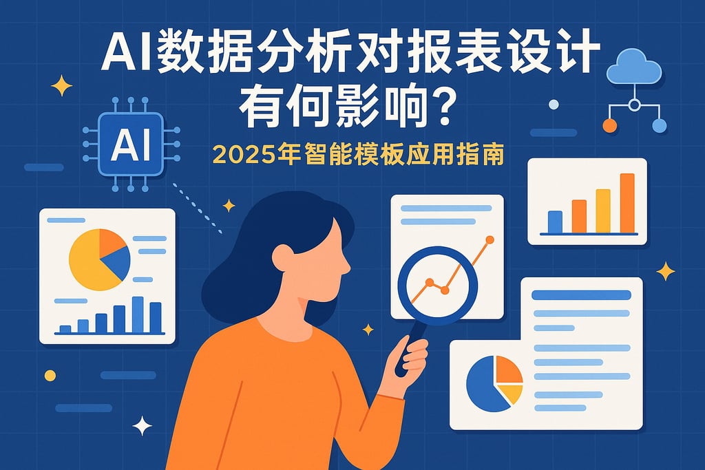 AI数据分析对报表设计有何影响？2025年智能模板应用指南