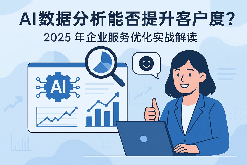 AI数据分析能否提升客户满意度？2025年企业服务优化实战解读