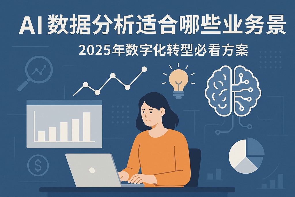 AI数据分析适合哪些业务场景？2025年数字化转型必看方案