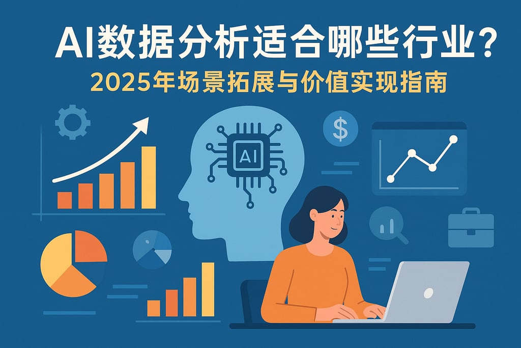 AI数据分析适合哪些行业？2025年场景拓展与价值实现指南