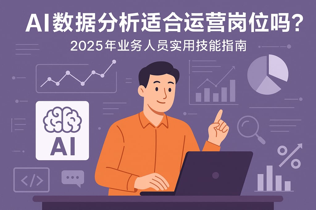 AI数据分析适合运营岗位吗？2025年业务人员实用技能指南