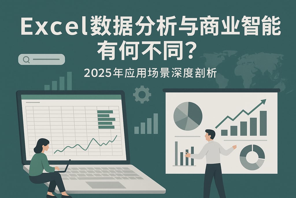 Excel数据分析与商业智能有何不同？2025年应用场景深度剖析