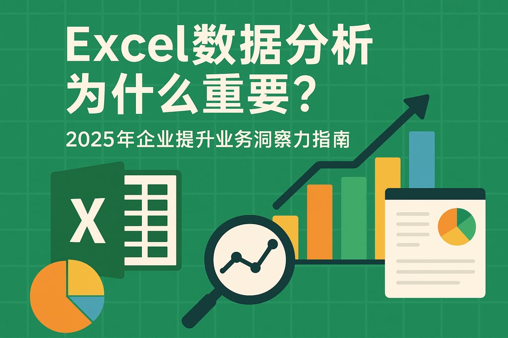 Excel数据分析为什么重要？2025年企业提升业务洞察力指南