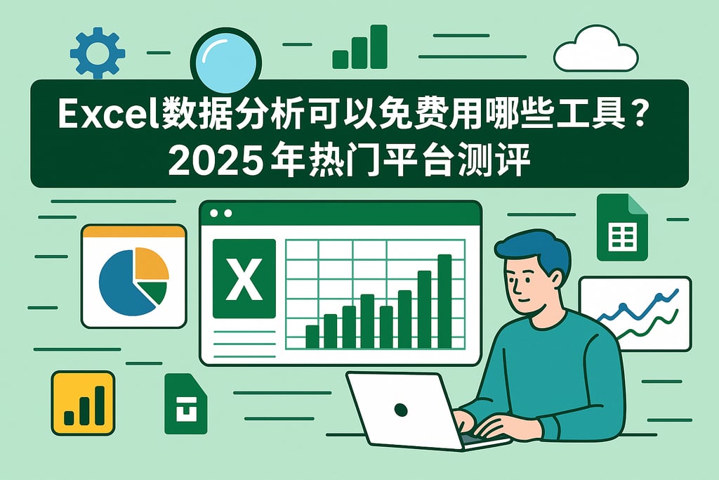 Excel数据分析可以免费用哪些工具？2025年热门平台测评