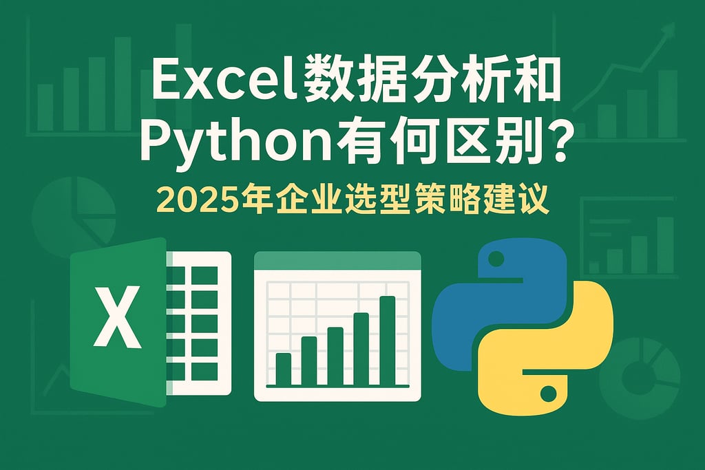 Excel数据分析和Python有何区别？2025年企业选型策略建议