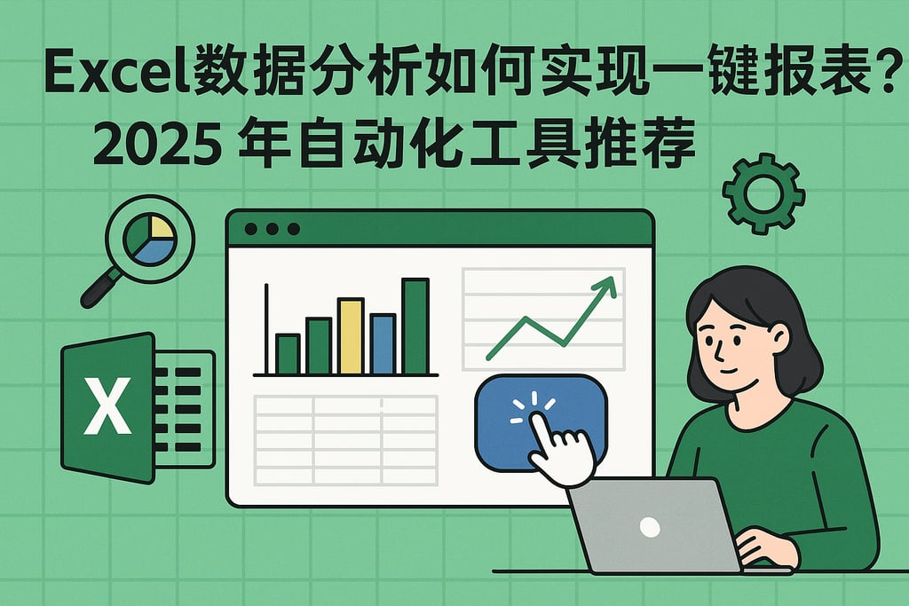 Excel数据分析如何实现一键报表？2025年自动化工具推荐