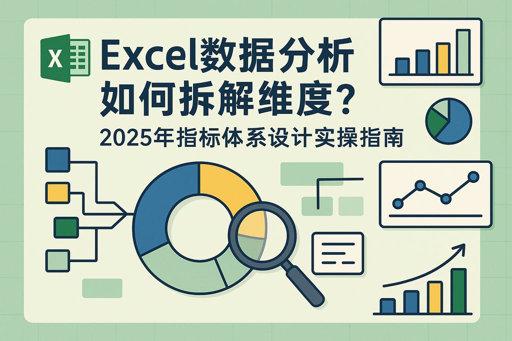 Excel数据分析如何拆解维度？2025年指标体系设计实操指南