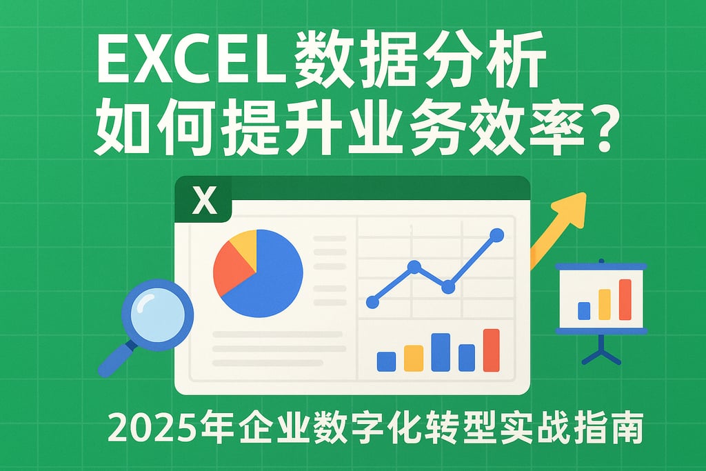 Excel数据分析如何提升业务效率？2025年企业数字化转型实战指南