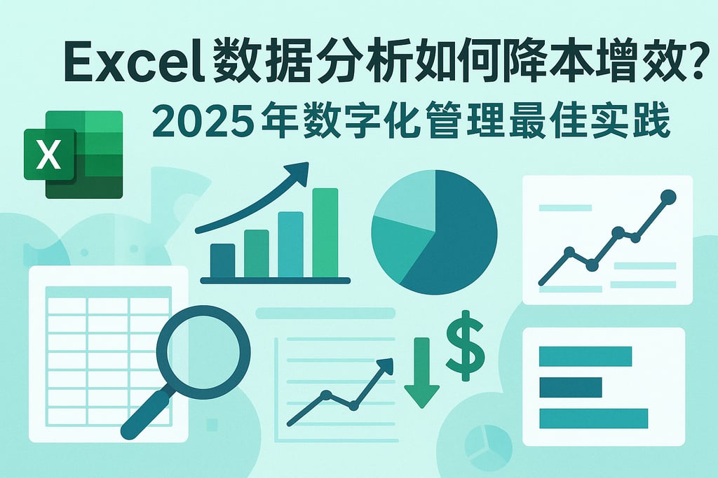 Excel数据分析如何降本增效？2025年数字化管理最佳实践