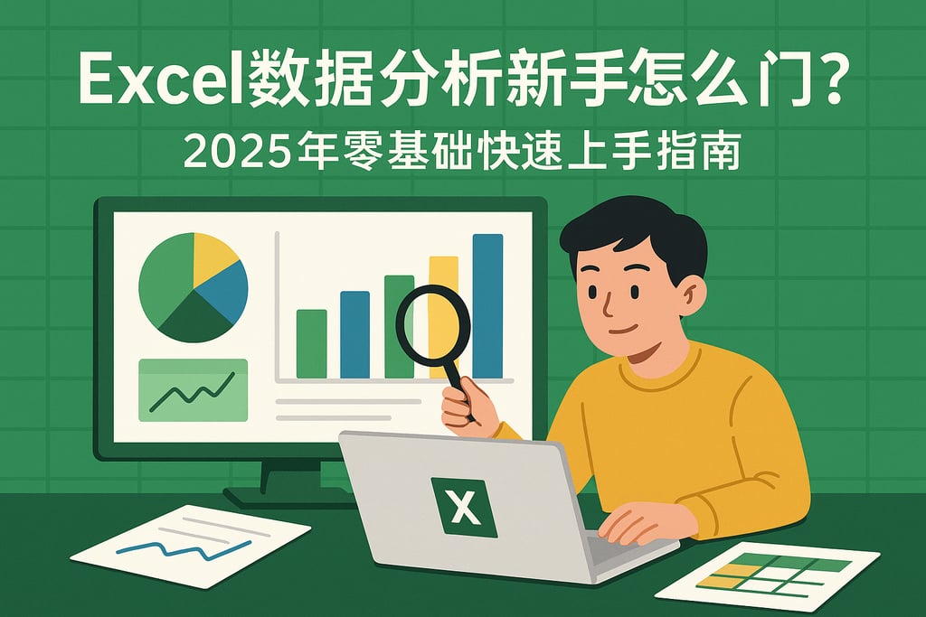Excel数据分析新手怎么入门？2025年零基础快速上手指南