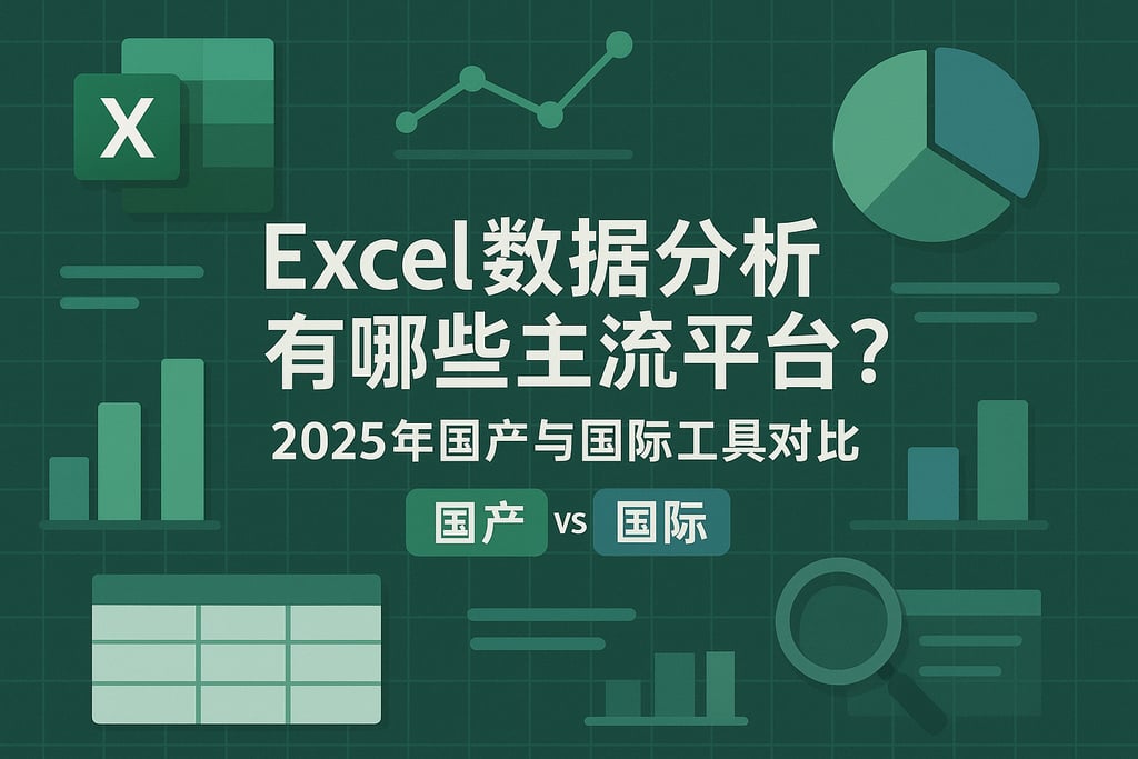 Excel数据分析有哪些主流平台？2025年国产与国际工具对比