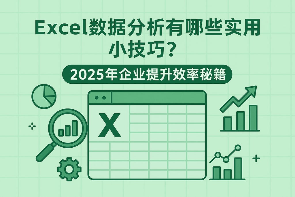 Excel数据分析有哪些实用小技巧？2025年企业提升效率秘籍