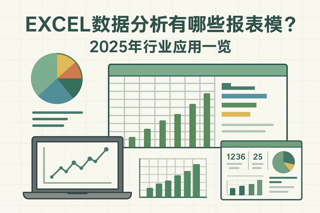 Excel数据分析有哪些报表模板？2025年行业应用一览