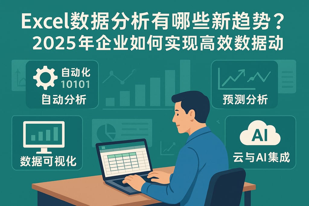 Excel数据分析有哪些新趋势？2025年企业如何实现高效数据驱动