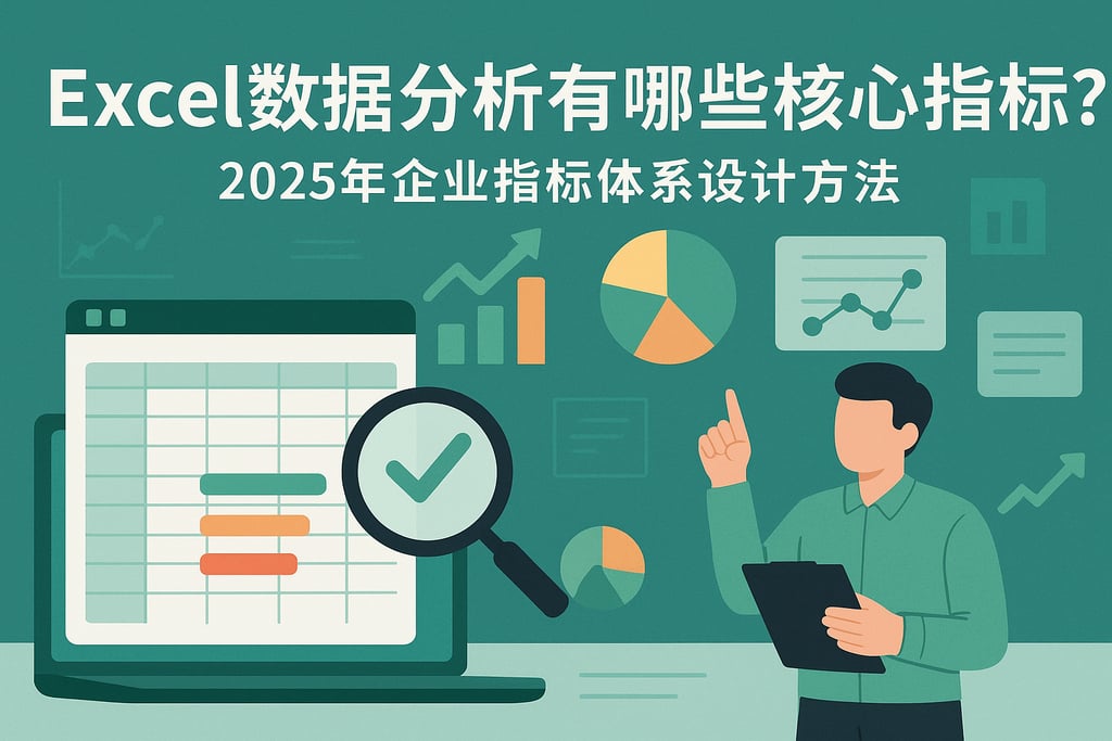 Excel数据分析有哪些核心指标？2025年企业指标体系设计方法