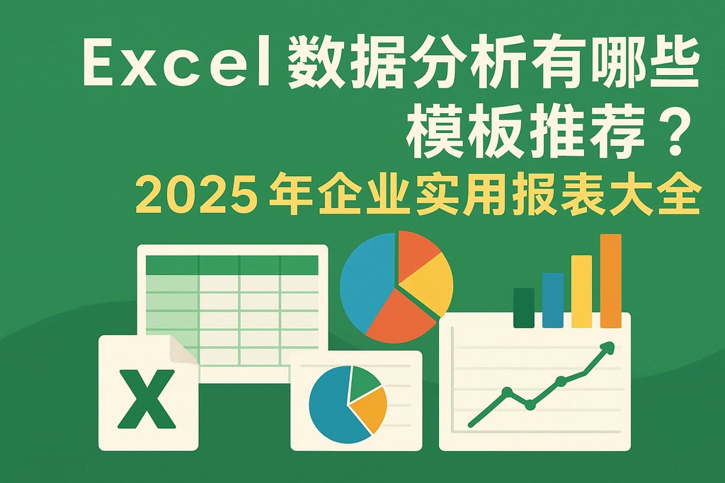 Excel数据分析有哪些模板推荐？2025年企业实用报表大全