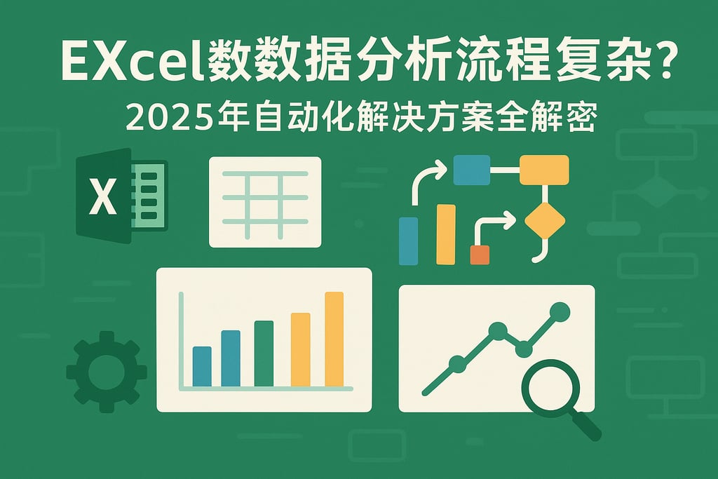 Excel数据分析流程复杂吗？2025年自动化解决方案全解密