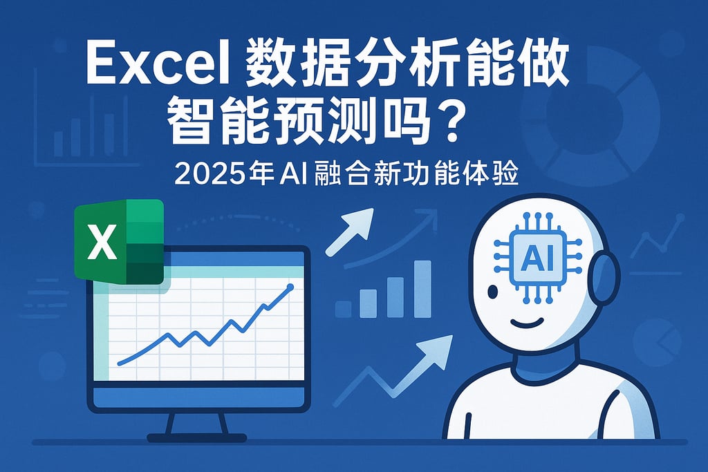 Excel数据分析能做智能预测吗？2025年AI融合新功能体验