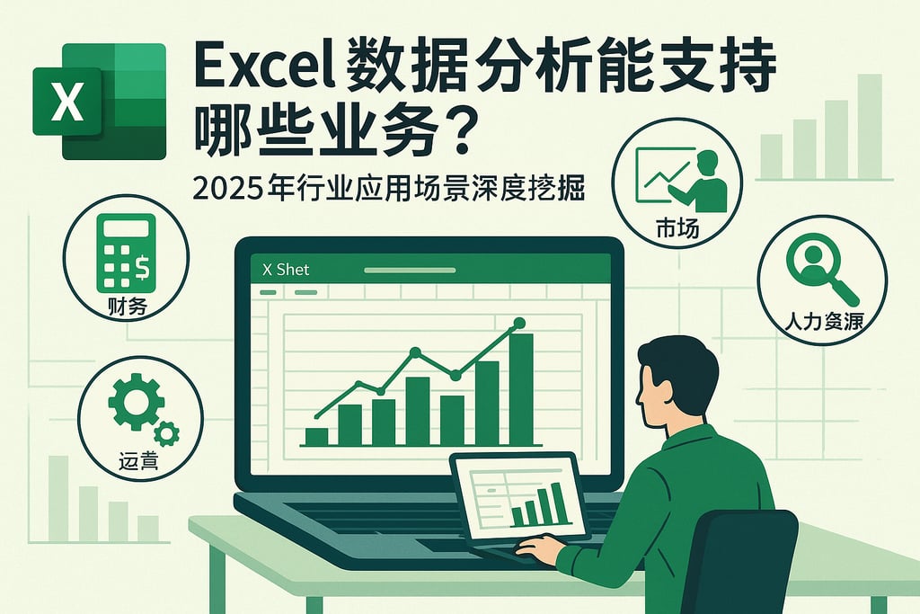 Excel数据分析能支持哪些业务？2025年行业应用场景深度挖掘