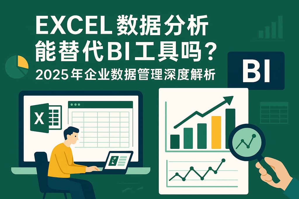 Excel数据分析能替代BI工具吗？2025年企业数据管理深度解析