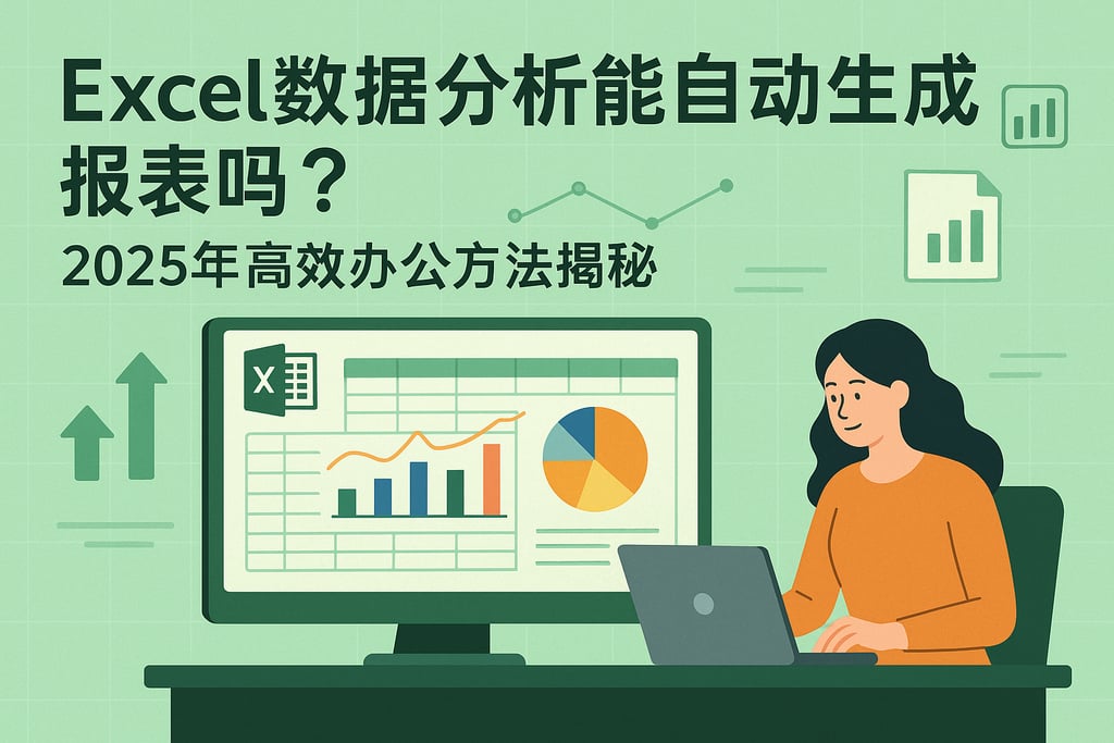 Excel数据分析能自动生成报表吗？2025年高效办公方法揭秘