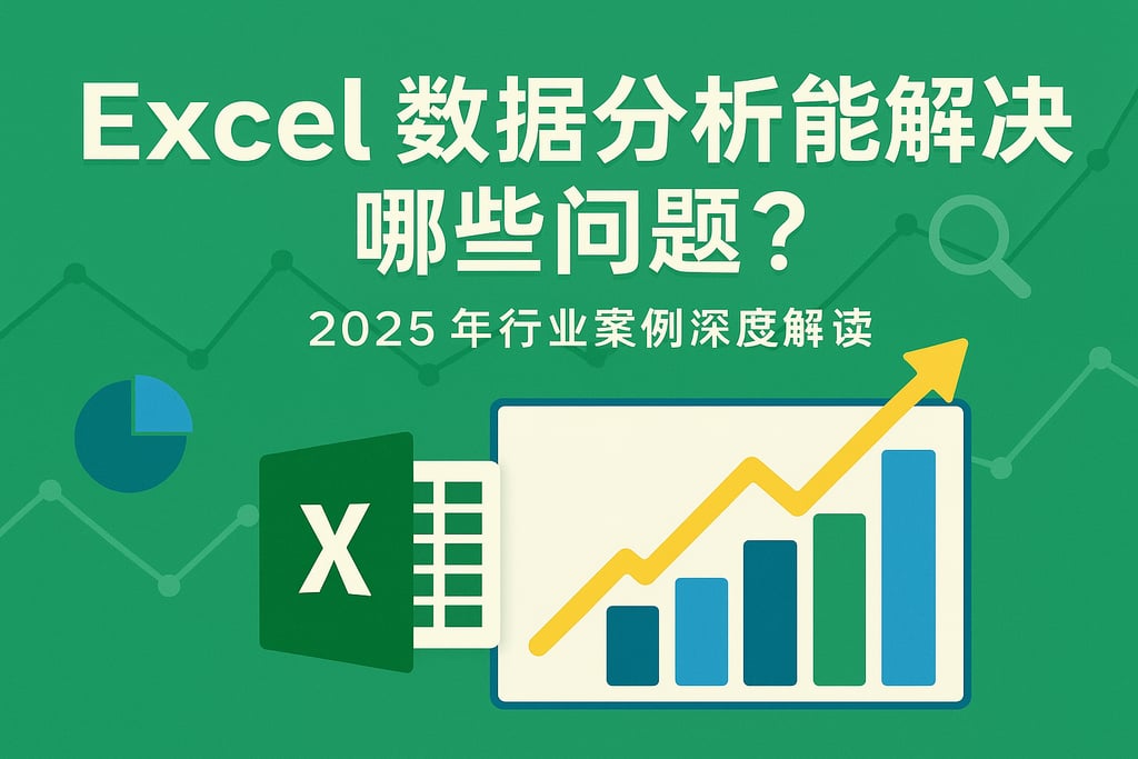 Excel数据分析能解决哪些问题？2025年行业案例深度解读