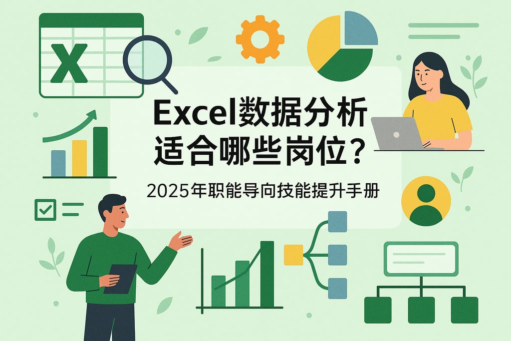 Excel数据分析适合哪些岗位？2025年职能导向技能提升手册