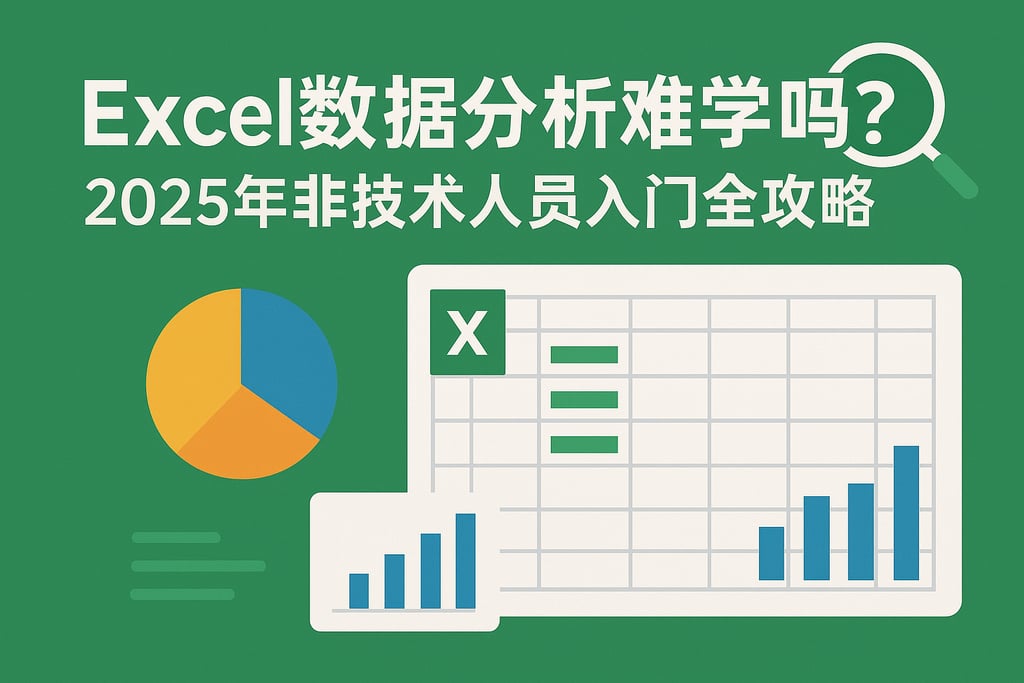Excel数据分析难学吗？2025年非技术人员入门全攻略