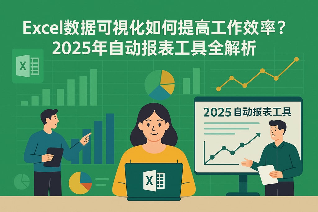 Excel数据可视化如何提高工作效率？2025年自动报表工具全解析
