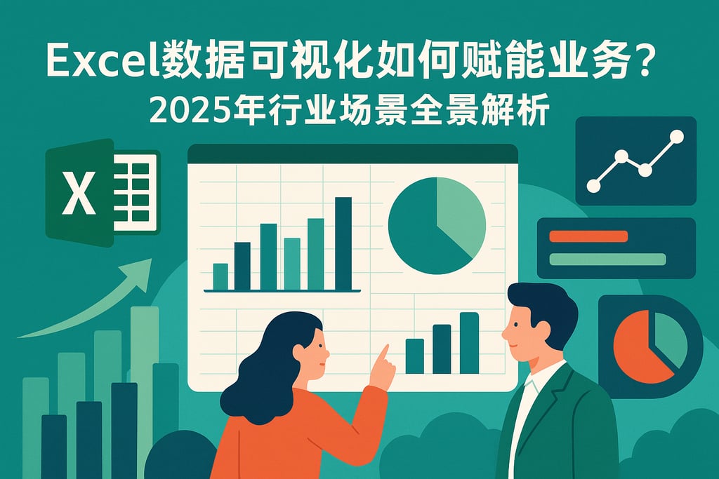 Excel数据可视化如何赋能业务？2025年行业场景全景解析