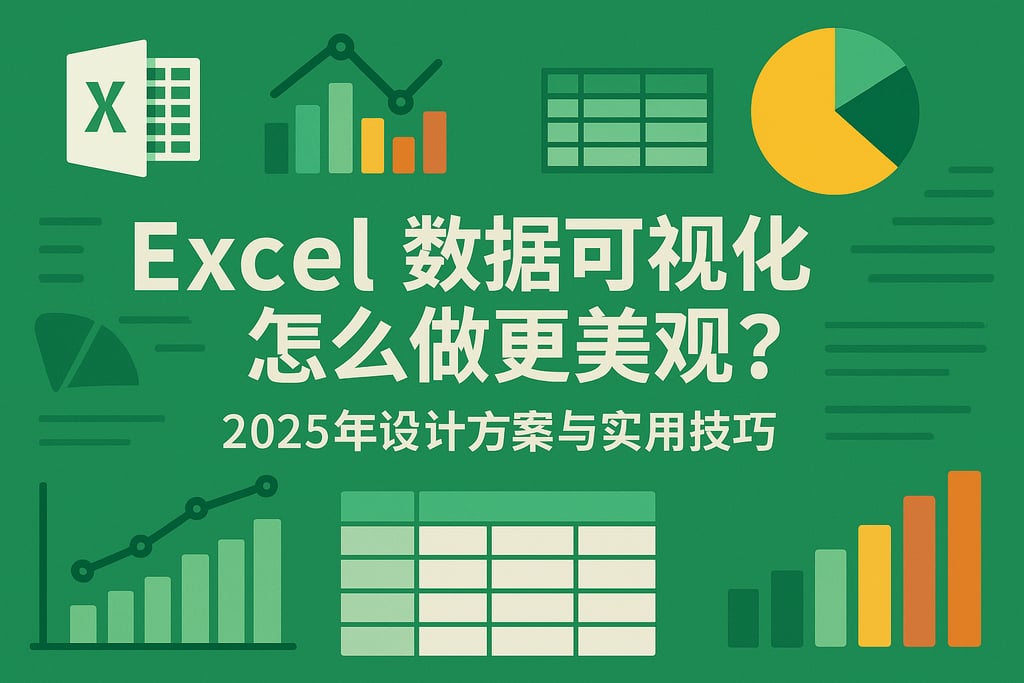 Excel数据可视化怎么做更美观？2025年设计方案与实用技巧