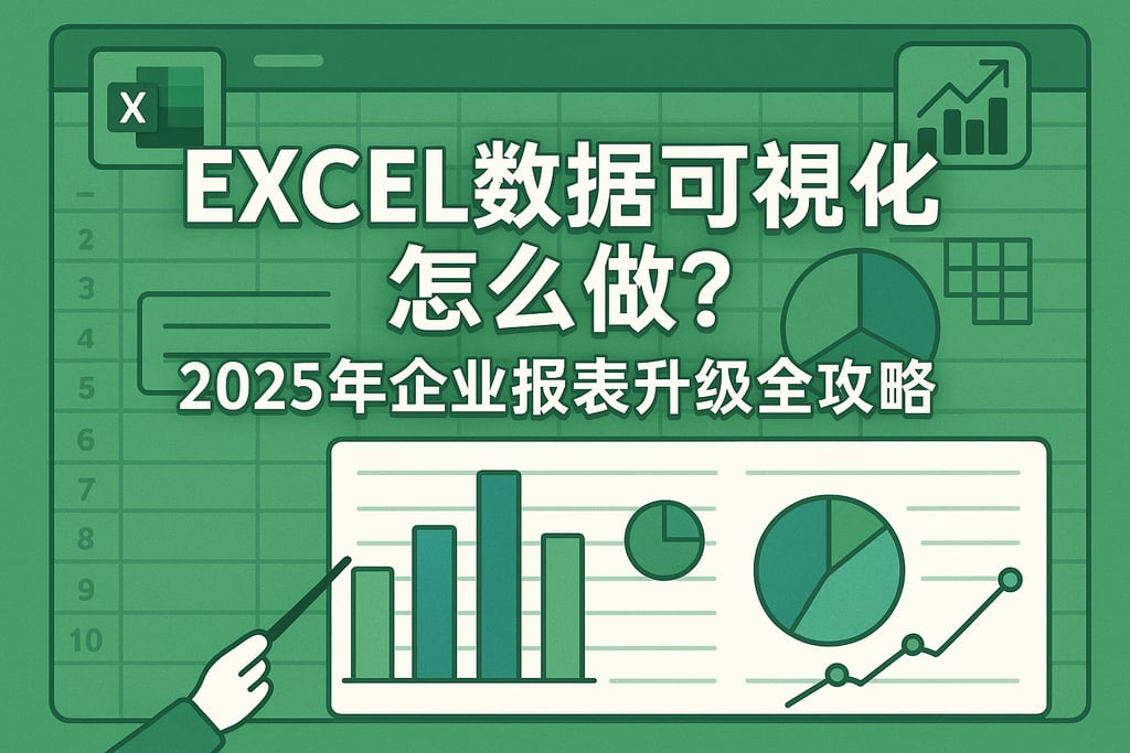 Excel数据可视化怎么做？2025年企业报表升级全攻略