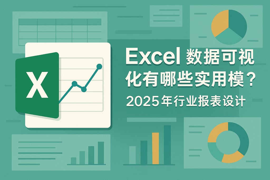 Excel数据可视化有哪些实用模板？2025年行业报表设计技巧