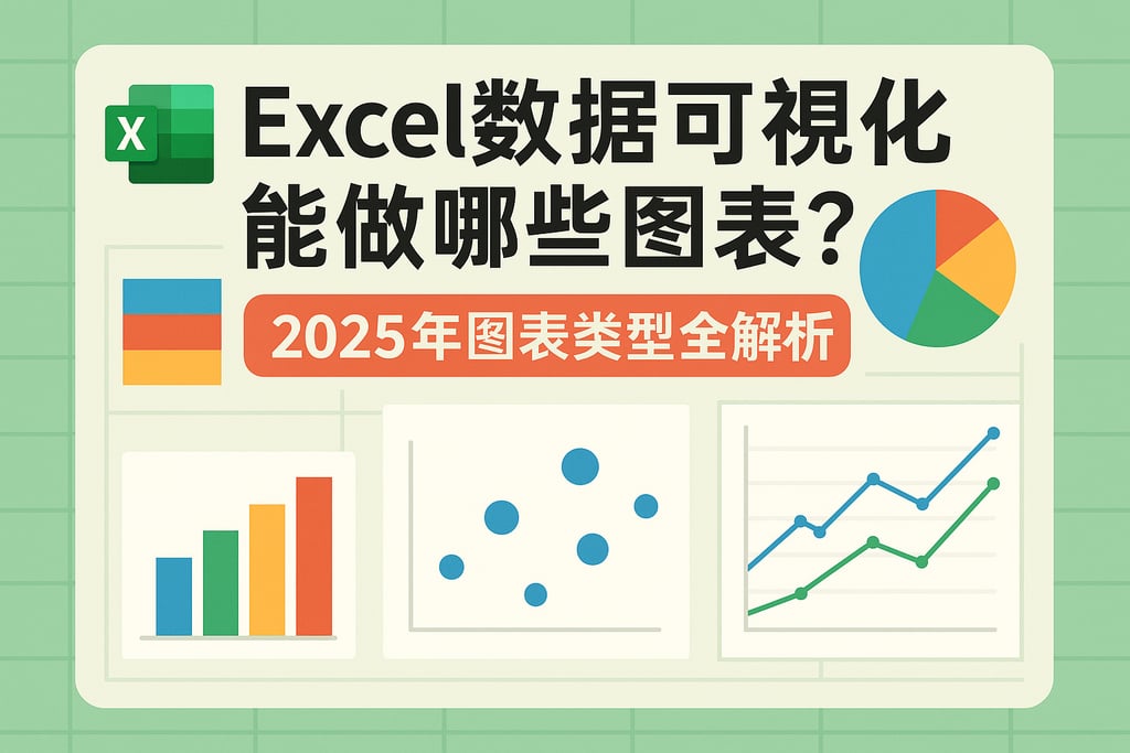 Excel数据可视化能做哪些图表？2025年图表类型全解析