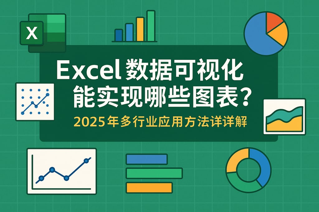 Excel数据可视化能实现哪些图表？2025年多行业应用方法详解